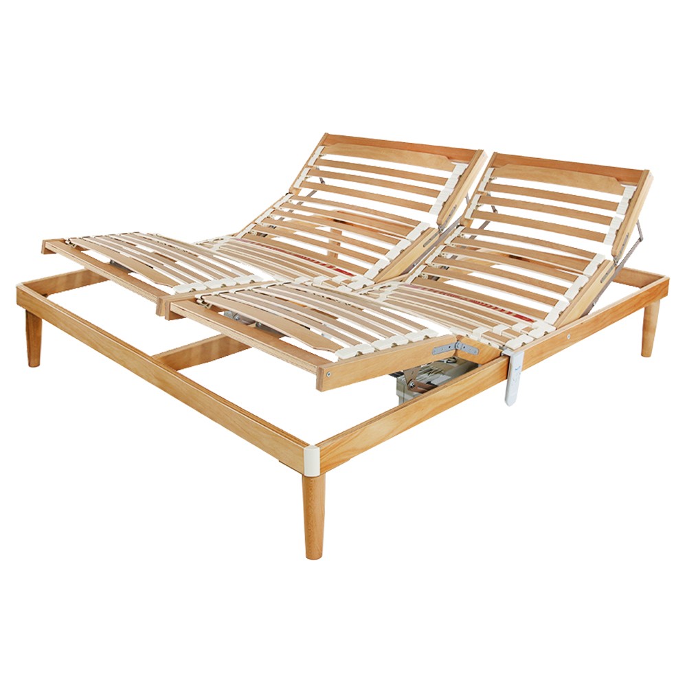 157-PIAZZA-E-MEZZA-Fuori-Misura-Compact-ATP-Elettrica-Doghe-in-Faggio-per-Letto-non-standard-Varie-Altezze