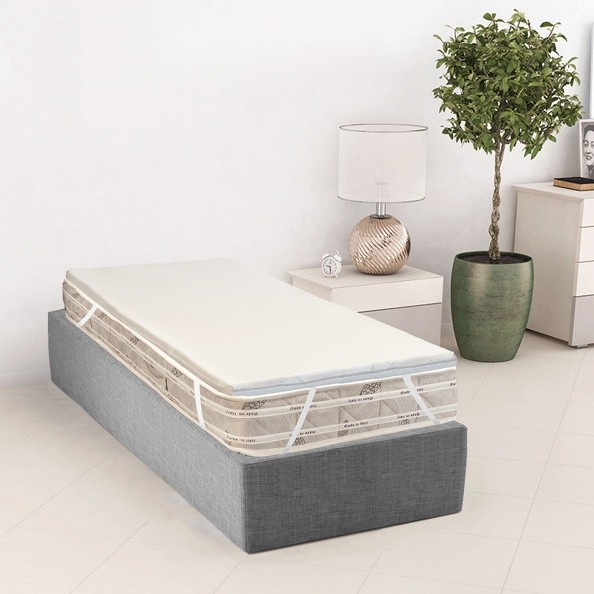 269-FUORI-MISURA-SINGOLO-Topper-H4-cm-in-Memory-Foam-per-Letto-Correttore-Materasso