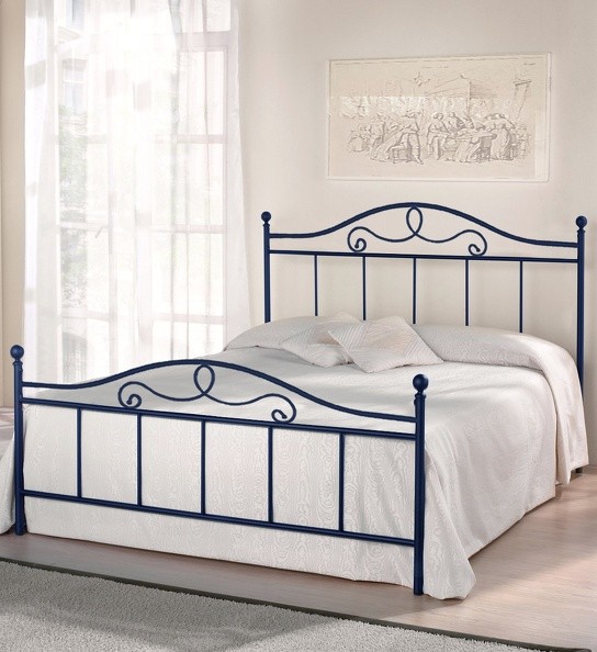 344-160×190-MALTA-Letto-in-Ferro-Battuto-per-rete-Matrimoniale-in-Vari-colori