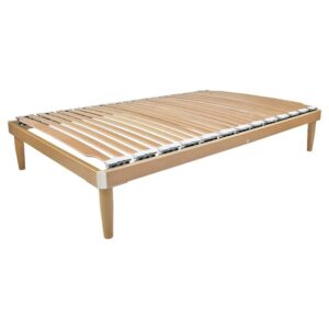 120x190 Compact Fissa 26 Doghe in Faggio Rete Matrimoniale per Letto due piazze Varie Altezze (Copia)